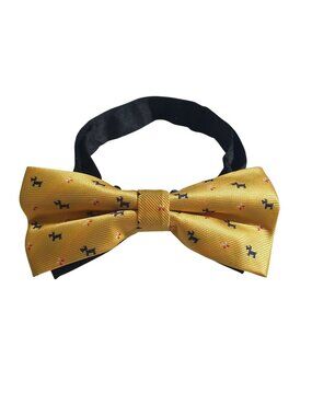 Bowtie Mens Necktie Tie Neck Designer Work Office Dad Gift Up to 18" Terrier